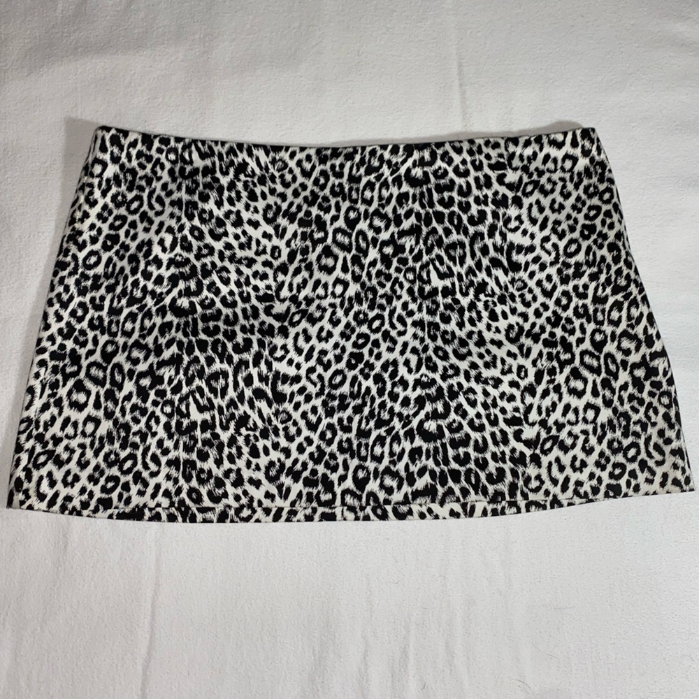 vintage wet seal leopard print mini skirt !!NEW WITH TAGS!!